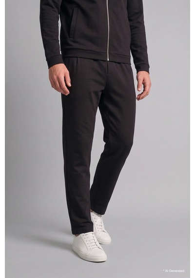 Defacto Relaxed Fit Cepli Düz Paça Uzun Boy Eşofman Altı H9524ax26wnbk81 Siyah-bk81
