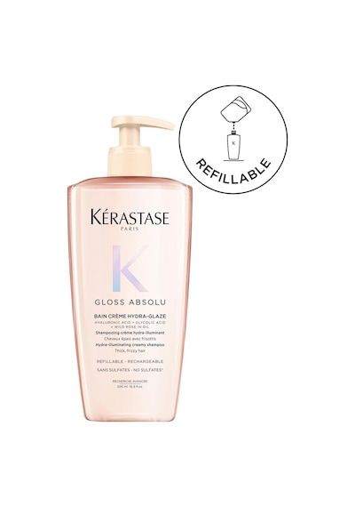 Kerastase Gloss Absolu Bain Creme Elektriklenmeye Eğilimli Saçlar İçin Parlaklık Veren Şampuan 500 Ml Elektriklenen