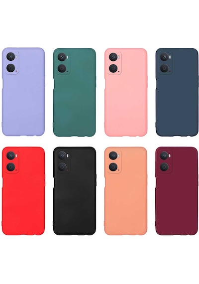 Oppo A36 Kılıf Zore Mara Lansman Kapak Kırmızı