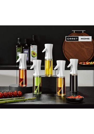 Sprey Yağdanlık Cam Şişe Yağ Püskürtücü 225 Ml Airfryer Kızartma Izgara Salata İçin Yağlık Diğer
