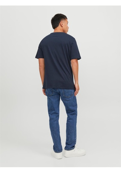 Jack & Jones Jjeorganıc Basıc Tee Ss O-neck Noos Navy-navy Lacivert