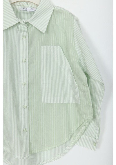 Xo Kids Kız Çocuk Gömlek 4-8 Yaş 38559 Mint