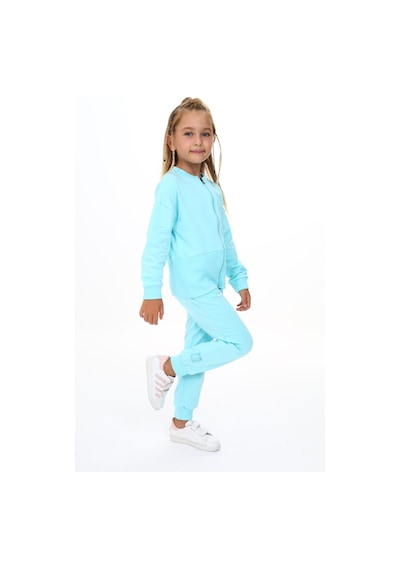 Toontoy Kids Toontoy Kız Çocuk Armalı Eşofman Takım Su Yeşili