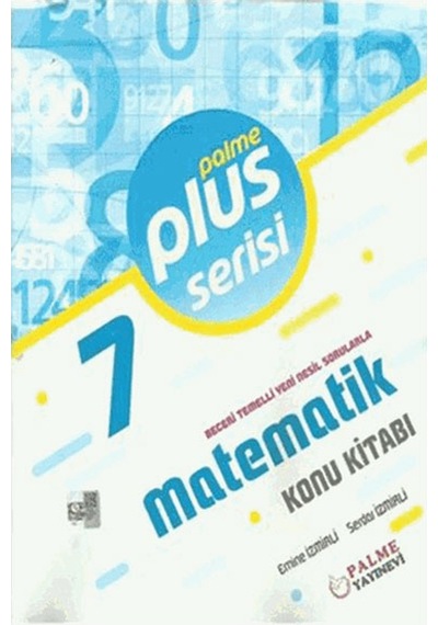 7. Sınıf Plus Matematik Konu Kitabı  -  Emine İzmirli  -  Palme Eğitim