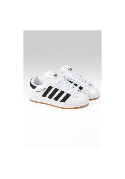 Tonny Step Unisex Günlük Bağcıklı Ortopedik Spor Ayakabı Sneaker Ayakkabı Beyaz-siyah Çizgi Tonny Step Unisex Günlük Bağcıklı Ortopedik Spor Ayakabı Sneaker Ayakkabı Beyaz-siyah Çizgi