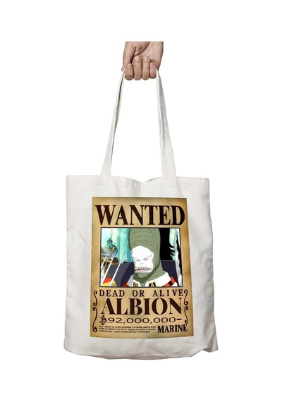 Art Hediye Wanted Albion Anime İki Tarafı Kalıcı Baskılı Yıkanabilir Çanta Çok Renkli