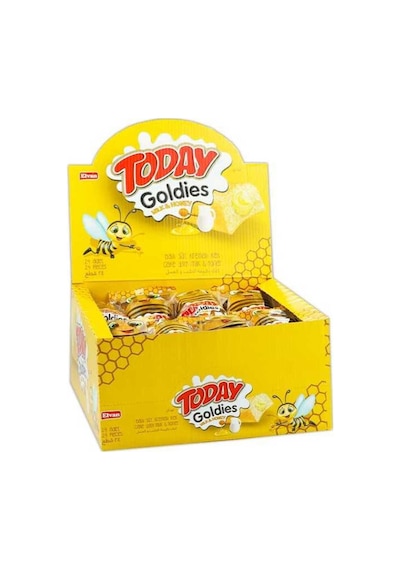 Today Goldies Ballı-Sütlü 35 Gr. 24 Adet (1 Kutu)