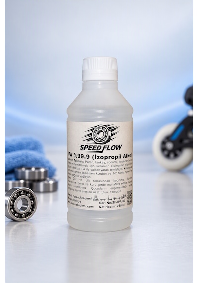 Ipa İzopropil Alkol 250 Ml - Paten Kaykay Scooter Longboard Rulman Temizliği Speedflow Ipa 250ml