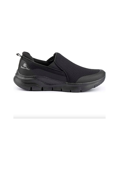 North Of Wild Sergio Siyah Bez Hafif Erkek Sneaker Ayakkabı Siyah