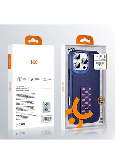 Apple Uyumlu iPhone 14 Pro Max Hbc-265 Madrid Magsafe Standlı Kapak - Kahverengi