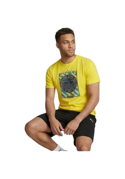 Fenerium Puma Fenerbahçe Logo Sarı Tshırt Sarı