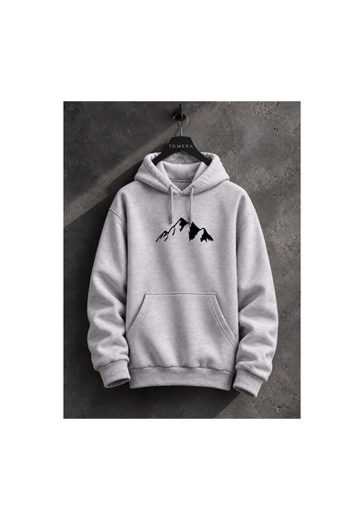 North Whiskers Dağ Silüeti Baskılı Unisex Hoodie Minimal Outdoor Kapüşonlu Sweatshirt Gri - 930002898 Gri - 930002898 Gri North Whiskers Dağ Silüeti Baskılı Unisex Hoodie Minimal Outdoor Kapüşonlu Sweatshirt Gri - 930002898 Gri - 930002898 Gri