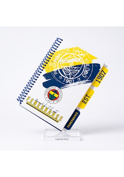 Bakgelal Fenerbahçe Fb Lisanslı Spiralli Ayraçlı Not Defteri Sarı Lacivert Taraftar Defteri 1 Adet - 9032960232116 Sarı - Lacivert