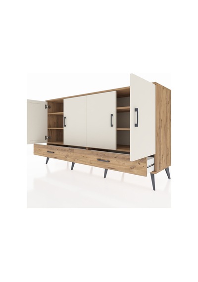 Hyperion Konsol 6 Raflı 2 Çekmeceli 4 Kapaklı 176x44x99 Çam-aytaş Çam-aytaşı/çam Hyperion Konsol 6 Raflı 2 Çekmeceli 4 Kapaklı 176x44x99 Çam-aytaş Çam-aytaşı/çam