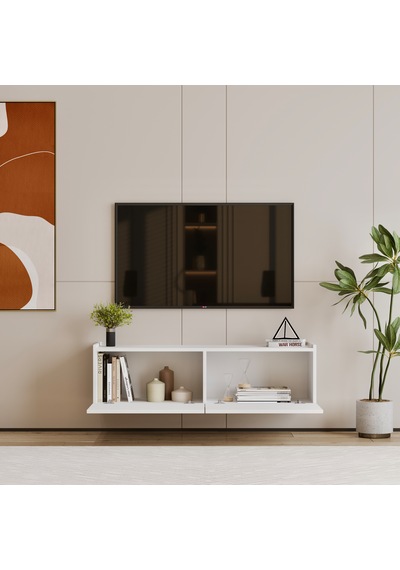 Hitit Tv Ünitesi 140 Cm 100% Mdf Beyaz