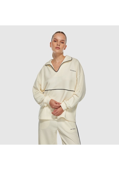 New Balance Nb Lifestyle Kadın Sweatshirt Wnc3402-sst Beyaz