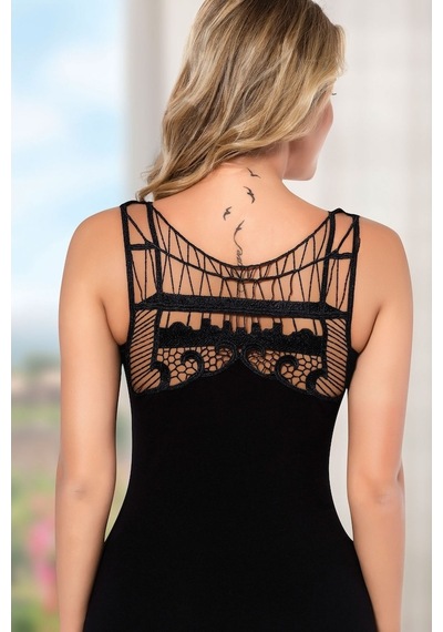 Hmd Kadın Lcyra Lez Dantelli Atlet T-Shirt(2470-2471)