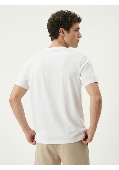 LOFT Regular Fit Erkek Tshirt K.kol Lf2042976 Q1.v1 Beyaz