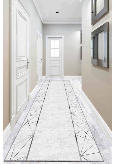 Silver Kaymaz Çerçeveli Kesme Rulo Özel Ölçülü Yolluk Ar255n11