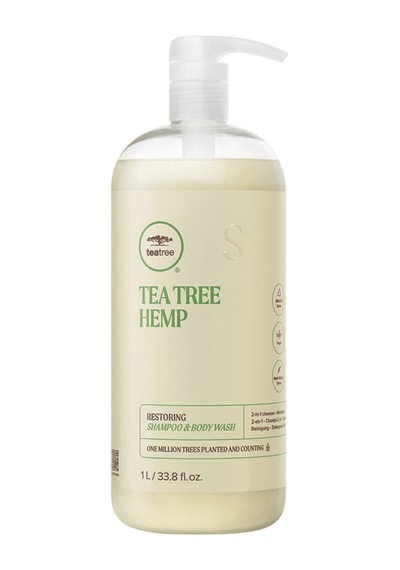 Tea Tree Hemp Restorıng Onarıcı Saç Ve Vücut Şampuanı 1000 Ml