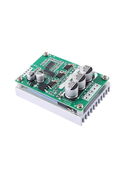 DC 12V 36V 15A 500W Fırçasız Motor Sürücü Soğutucu Pwm Bldc Hız Kontrol Kartı İleri Geri Yön Kontro