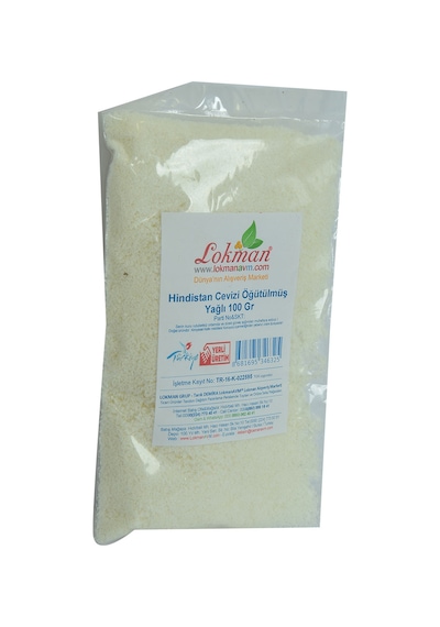 Lokman Avm Öğütülmüş Yağlı Hindistan Cevizi 100 G