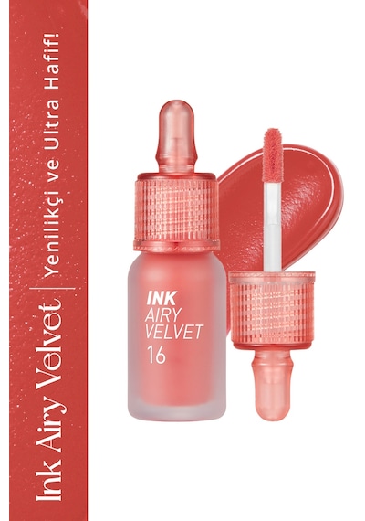Peripera Ink Airy Velvet Ruj 16 Favorite Orange Pink