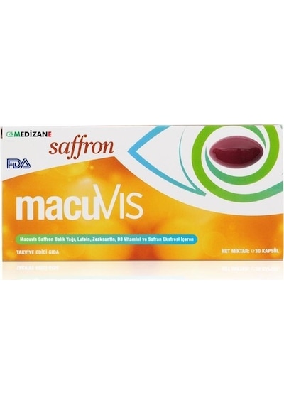 Macuvıs P Saffron 30 Kapsul