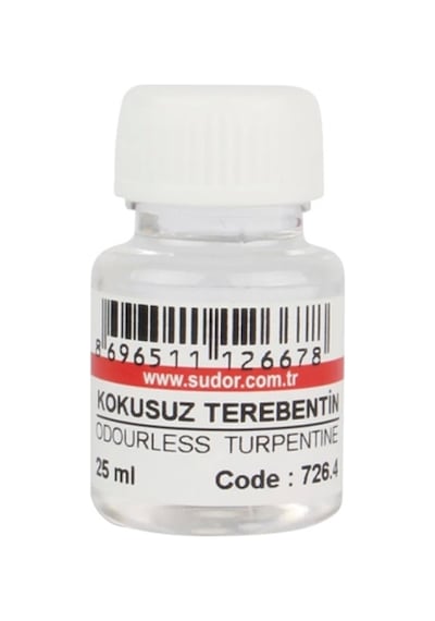 Kokusuz Terebentin Şişe 25 Ml Renksiz