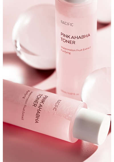 NACIFIC Pink AHA BHA Toner 150 ml , Arındırıcı ve Aydınlatıcı Tonik , Gözenek ve Doku Dengeleyici