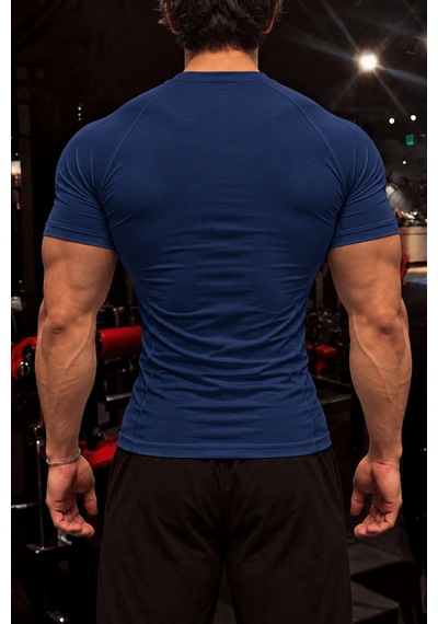 Genius Store Erkek Dalgıç Kumaş Compression Spor Tişört Muscle Body Fit Gym Antrenman T-shirt Compression-t-shirt Lacivert Genius Store Erkek Dalgıç Kumaş Compression Spor Tişört Muscle Body Fit Gym Antrenman T-shirt Compression-t-shirt Lacivert