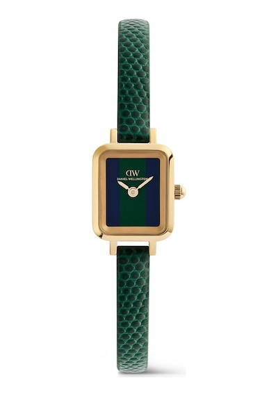 Daniel Wellington Quadro Mini Green Lizard Warwick Gold Dw00600958 Kadın Kol Saati Altın