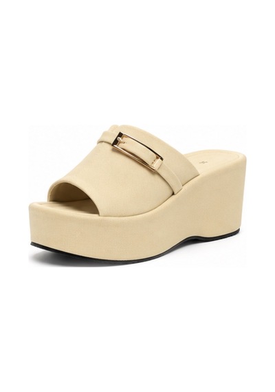 N Napa Shoe Np.9555.bej Saten Napa Shoe Kadın Dolgu Topuk Terlik Tokalı Platform Günlük Rahat Yazlık Terlik Bej N Napa Shoe Np.9555.bej Saten Napa Shoe Kadın Dolgu Topuk Terlik Tokalı Platform Günlük Rahat Yazlık Terlik Bej