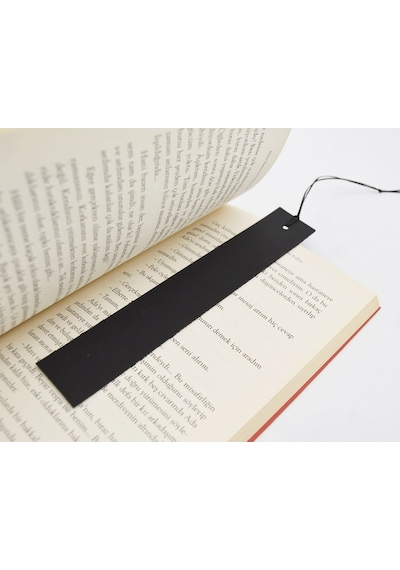 Lost Slope El Yapımı Hakiki Deri Kitap Ayracı