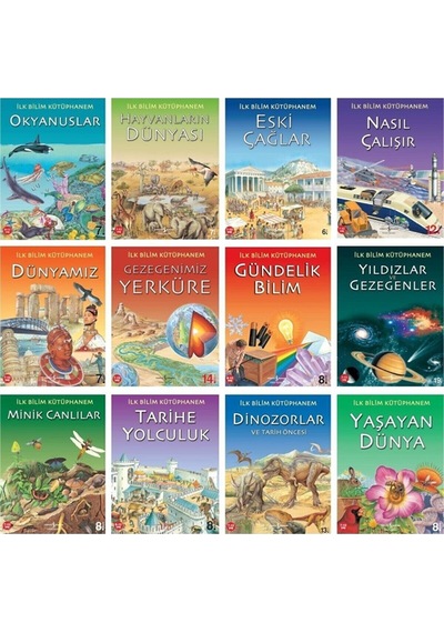 Ilk Bilim Kütüphanem 12 Kitap Seti
