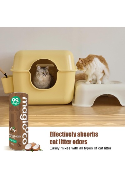 Hindistan Cevizli Kedi Kumu Koku Giderici 400 G Diğer