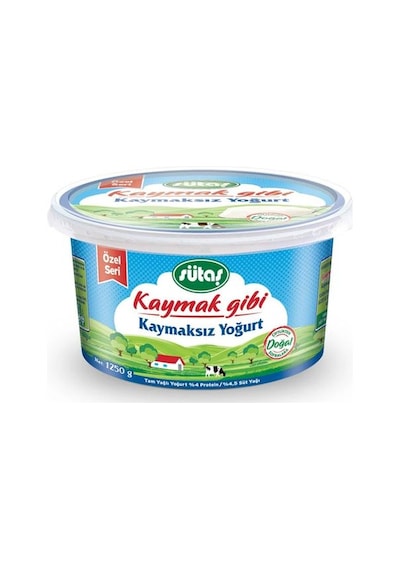 Sütaş Kaymak Gibi Kaymaksız Yoğurt 1250 G