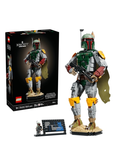 LEGO® Star Wars™ Boba Fett™ 75455 - Yetişkinler için Aslına Uygun Detaylar İçeren Dekoratif Model Yapım Seti (1544 Parça)