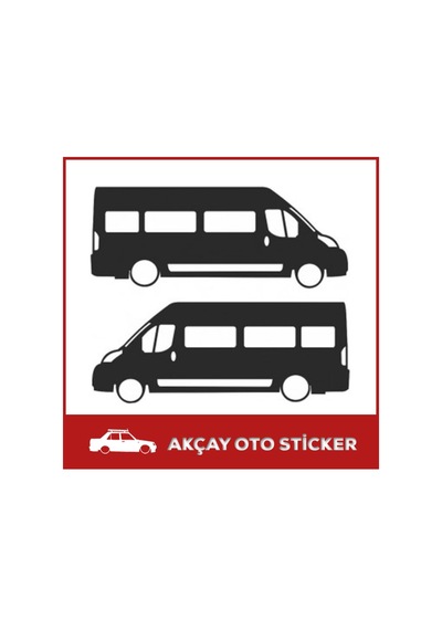 Peugeot Boxer Sticker Boxer Gölge Sticker Araba Sticker