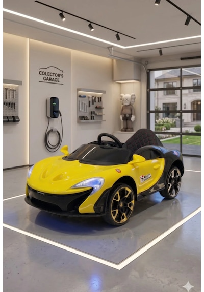 Quantum Gt 12 Volt Akülü Araba Uzaktan Kumandalı Spor Çocuk Arabası Sarı
