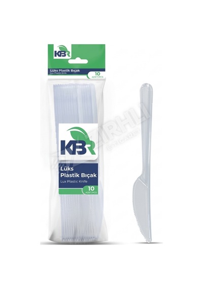 Kbr Plastik Bıçak 10'lu Çok Renkli
