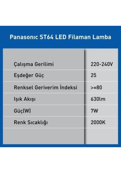 Dim Edilebilir 7w Filaman Lamba İle Enerji Tasarrufu