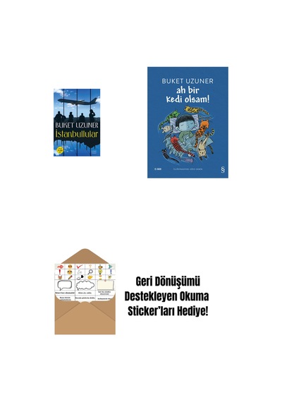 İstanbullular + Ah Bir Kedi Olsam + Okuma Sticker'ları