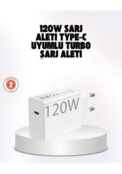 120w Güçlü Hızlı Şarj Adaptörü Ve Type-c Kablo Seti Güvenli Şarj Teknolojisi 1
