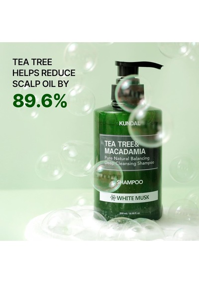 Sorunlu Saç Derisine Özel Şampuan Tea Tree & Macadamia Deep Cleansing Shampoo Baby Powder