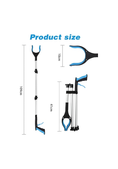 Microcase 109 Cm 3 Katmanlı Çöp Şişe Atık Toplama Eşya Alma Aparatı - Al5702