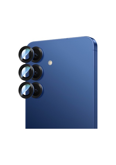 Galaxy S25 Plus Uyumlu Caseworld Alloy Serisi Oleofobik Anti Reflective Kamera Lens Koruyucu Mavi