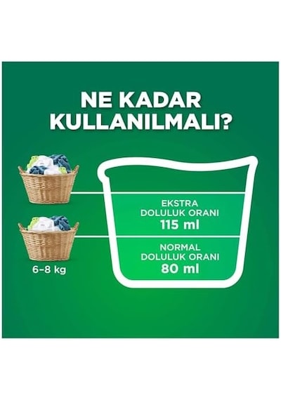 Sıvı Çamaşır Deterjanı Renklilere Özel 32 Yıkama 0.75 LT - 2.5 LT - 12 KG