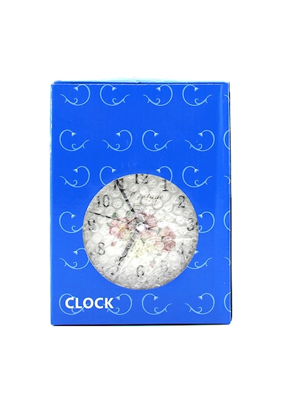 Yuvarlak Metal Çift Zil Çalar Saat 10 Cm Pilli & Işıklı Beyaz - Çok Renkli