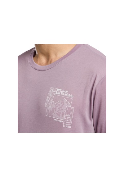 Jack Wolfskin Jack Wolfskın Vonnan Graphıc T M I0083 Çok Renkli
